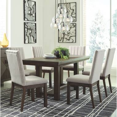 Fia 7 piece discount extendable dining set